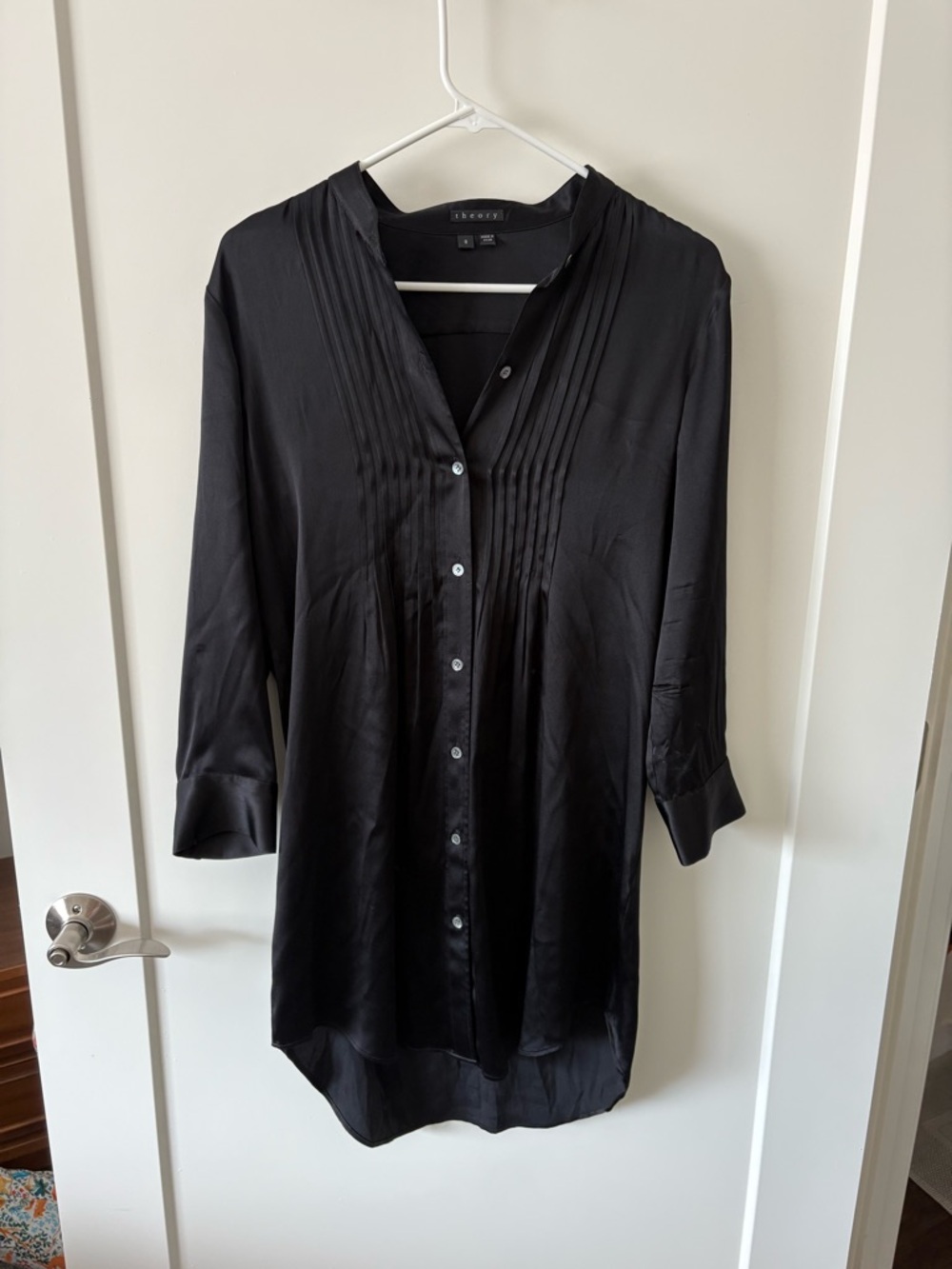 Theory Black Shift Dress